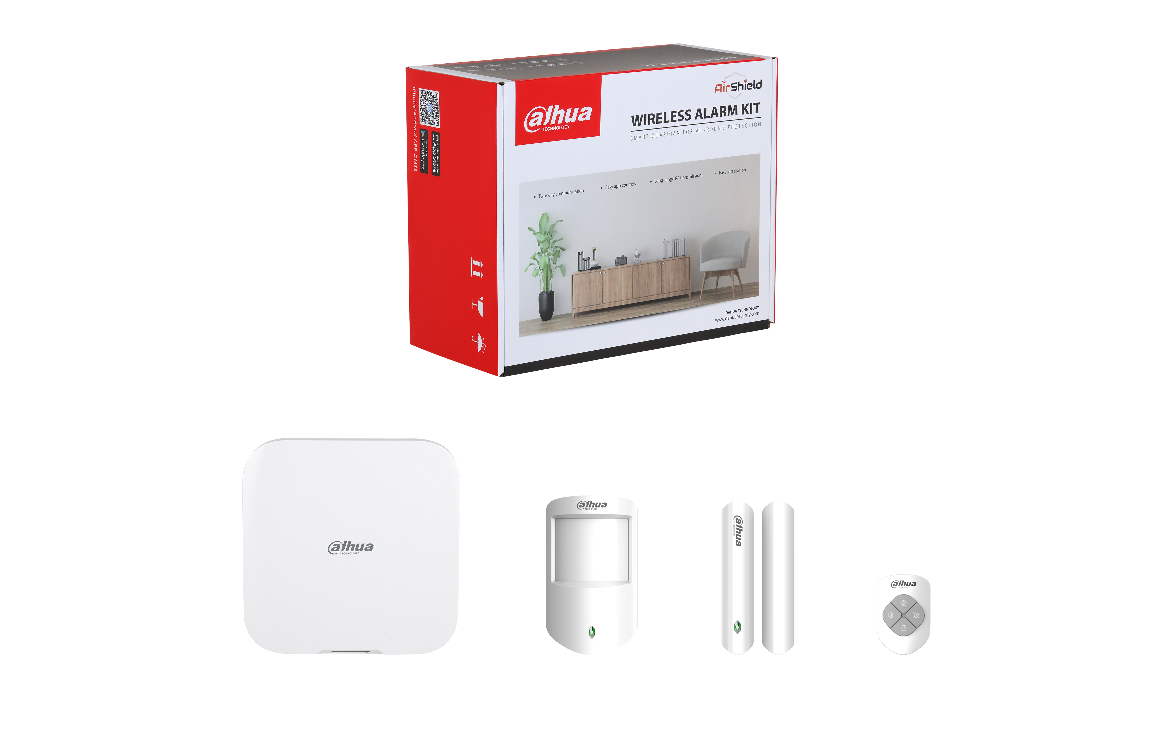 AirShield Funk-Alarm Starter-Set 4G D-ART-ARC3800H-03 (Dahua)